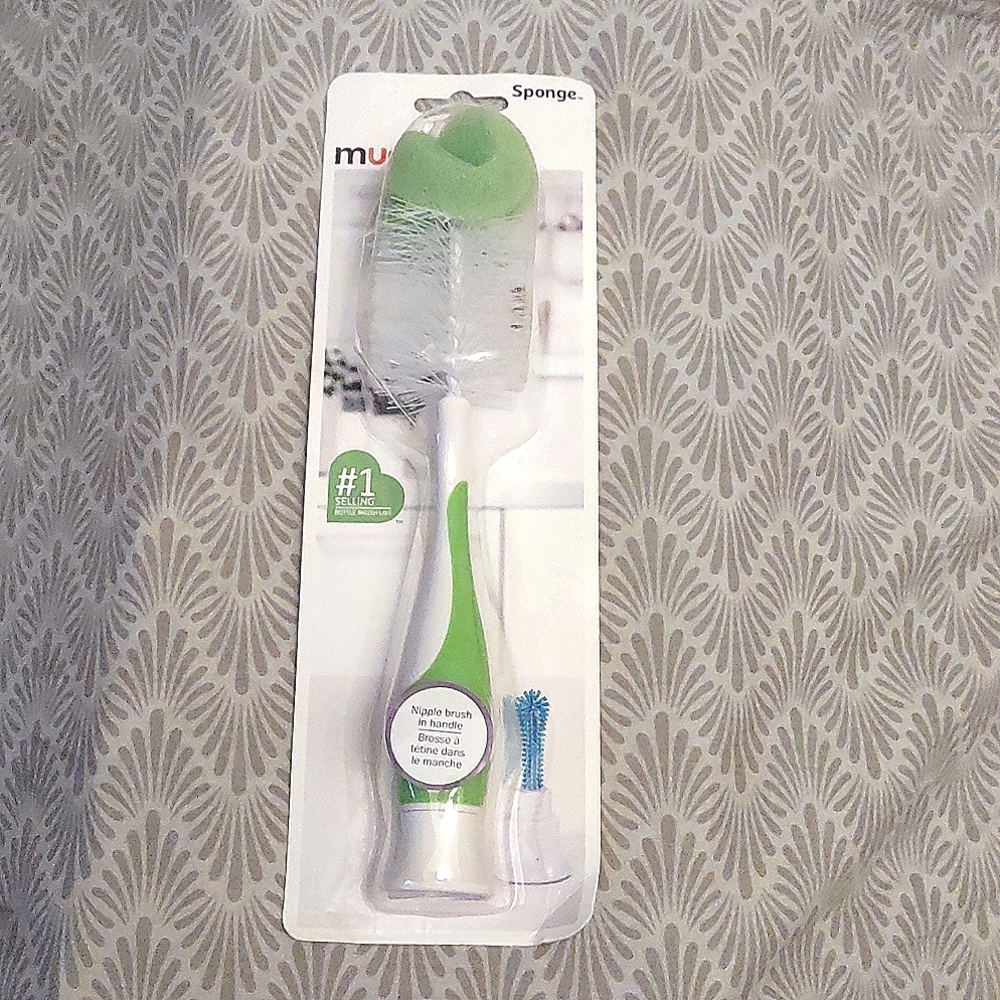 🍼Baby Bottle Cleaning Sponge/Scrubber (Green) 💚